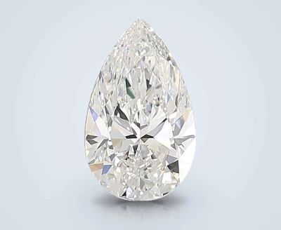 7.03ct E VVS2 Rare Carat Ideal Cut Pear Lab Grown Diamond