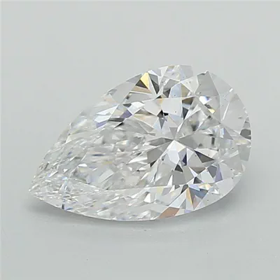 1.54ct D VS2 Rare Carat Ideal Cut Pear Lab Grown Diamond