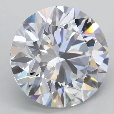 3.07ct E VVS2 Rare Carat Ideal Cut Round Lab Grown Diamond