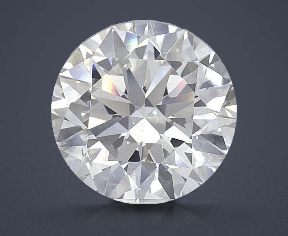 4.94ct I SI1 Rare Carat Ideal Cut Round Diamond