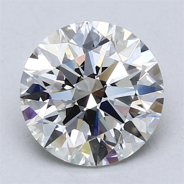 2.03ct F VS1 Rare Carat Ideal Cut Round Lab Grown Diamond