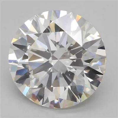 4.04ct F VVS2 Rare Carat Ideal Cut Round Lab Grown Diamond