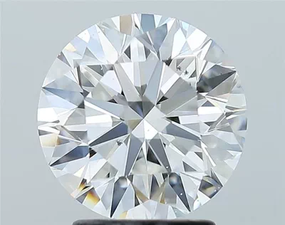 2.51ct F SI1 Rare Carat Ideal Cut Round Diamond