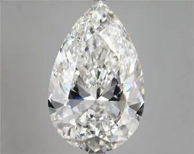 14.04ct F VVS2 Rare Carat Ideal Cut Pear Lab Grown Diamond