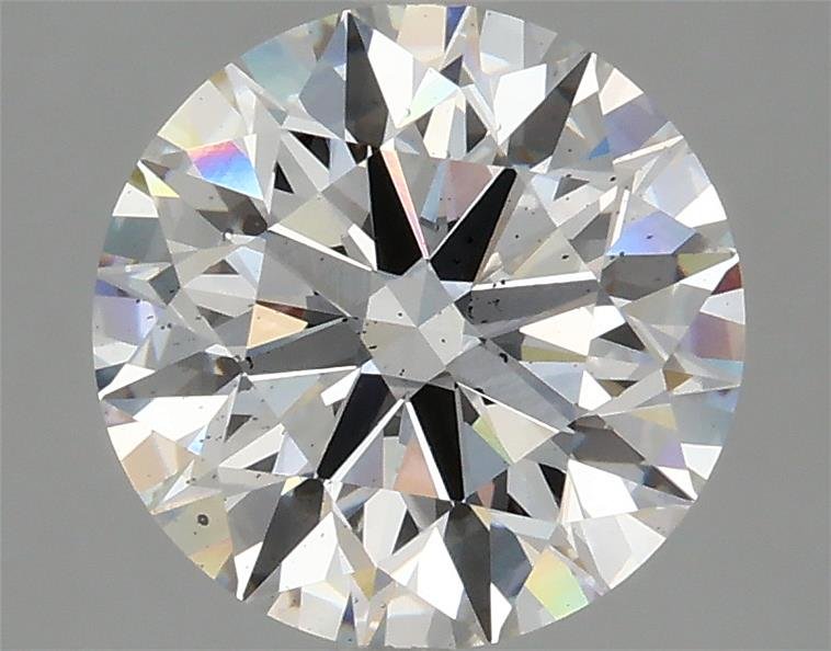 2.96ct F SI1 Excellent Cut Round Lab Grown Diamond