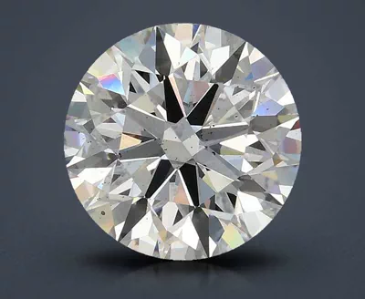 2.96ct F SI1 Excellent Cut Round Lab Grown Diamond