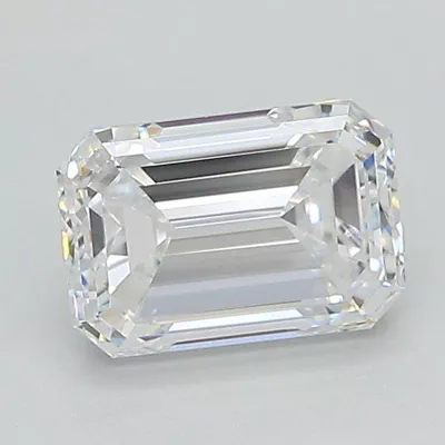 1.50ct D VS1 Very Good Cut Emerald Lab Grown Diamond