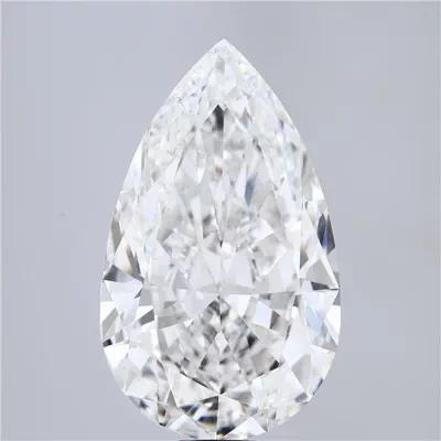25.02ct F VS1 Rare Carat Ideal Cut Pear Lab Grown Diamond