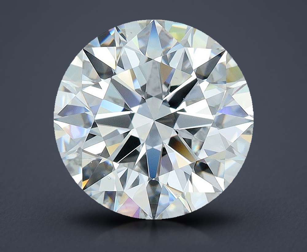 2.50ct E VS2 Rare Carat Ideal Cut Round Diamond