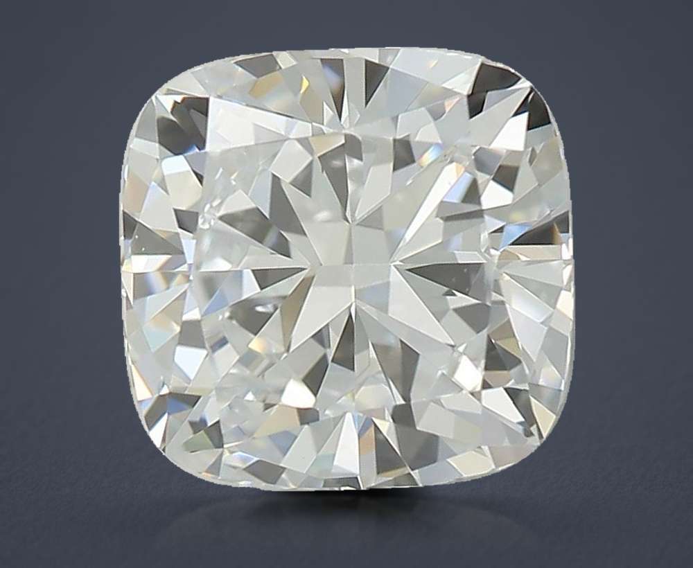1.51ct E VVS2 Rare Carat Ideal Cut Cushion Lab Grown Diamond