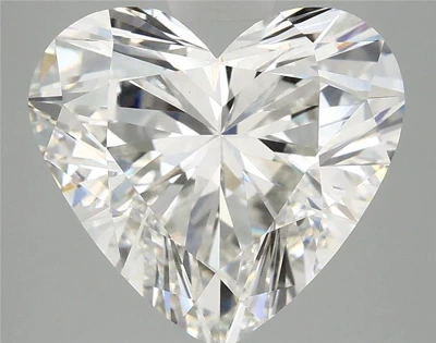 5.90ct F VS1 Rare Carat Ideal Cut Heart Lab Grown Diamond