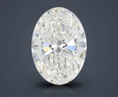 11.04ct F VVS2 Rare Carat Ideal Cut Oval Lab Grown Diamond