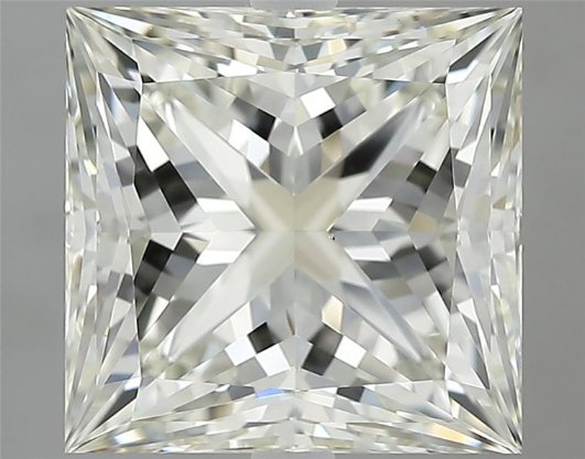 5.01ct J VS1 Rare Carat Ideal Cut Princess Diamond