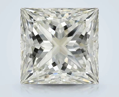 5.01ct J VS1 Rare Carat Ideal Cut Princess Diamond
