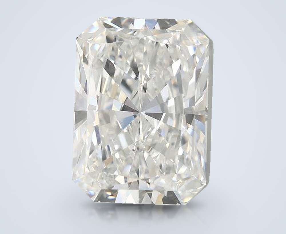 7.05ct F VVS2 Rare Carat Ideal Cut Radiant Lab Grown Diamond