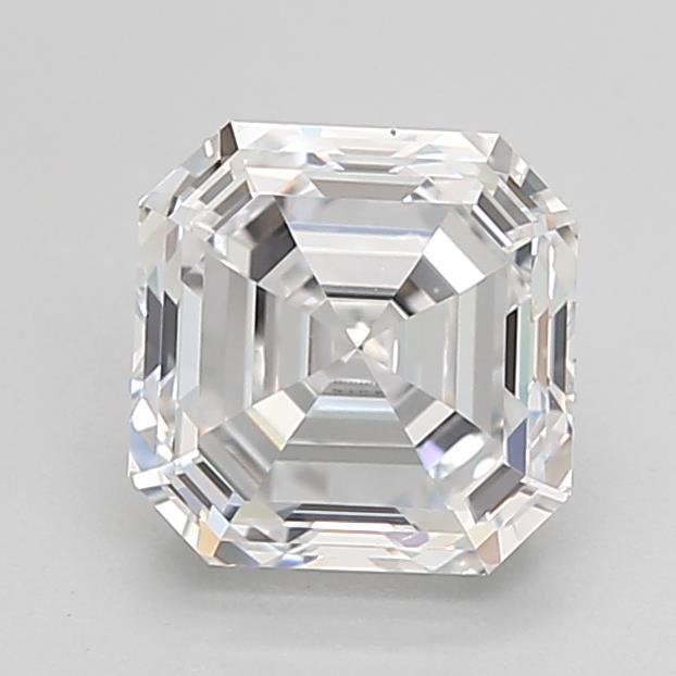 2.05ct D VVS2 Very Good Cut Asscher Lab Grown Diamond