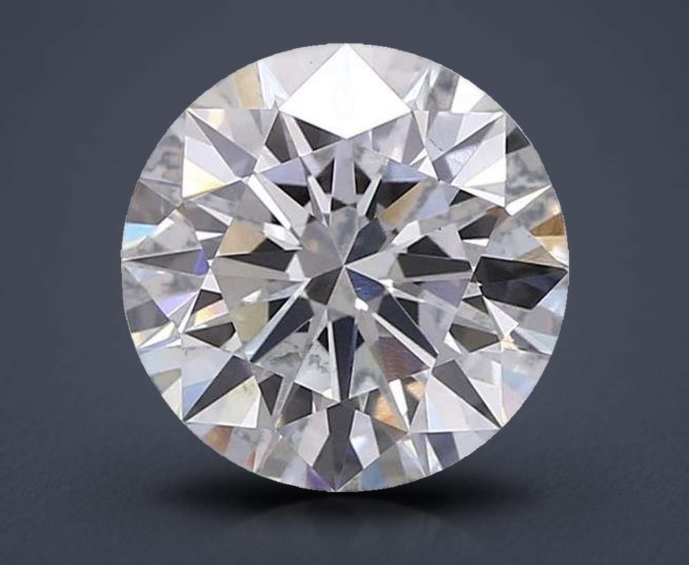 4.10ct F VS2 Rare Carat Ideal Cut Round Lab Grown Diamond