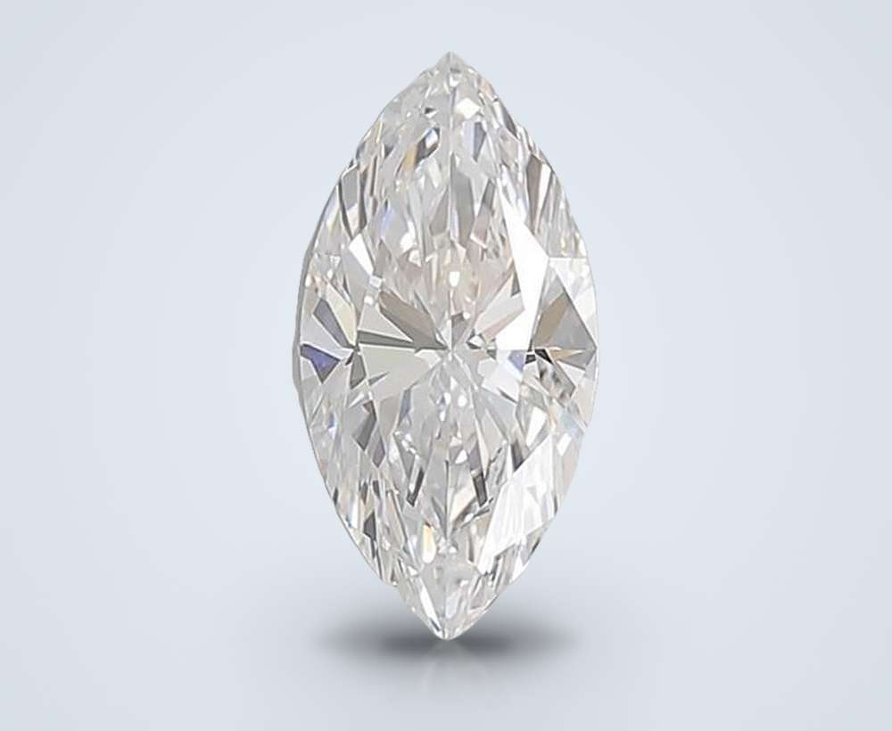 2.51ct E VVS2 Rare Carat Ideal Cut Marquise Lab Grown Diamond