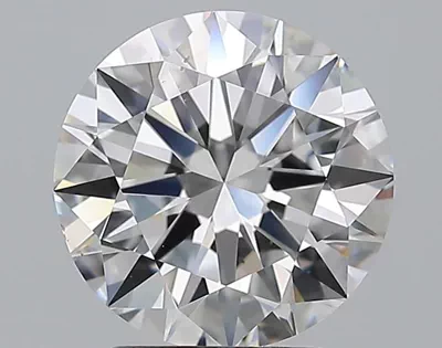 2.81ct D VS2 Rare Carat Ideal Cut Round Diamond