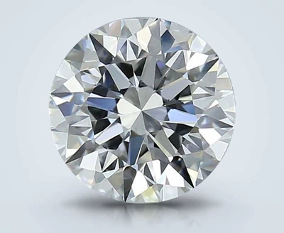 2.03ct F FL Rare Carat Ideal Cut Round Diamond