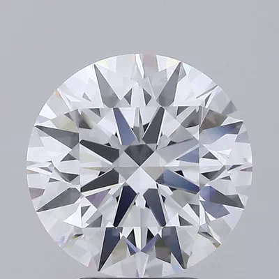 4.06ct F IF Rare Carat Ideal Cut Round Lab Grown Diamond