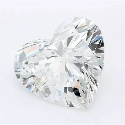 5.05ct F VS1 Rare Carat Ideal Cut Heart Lab Grown Diamond