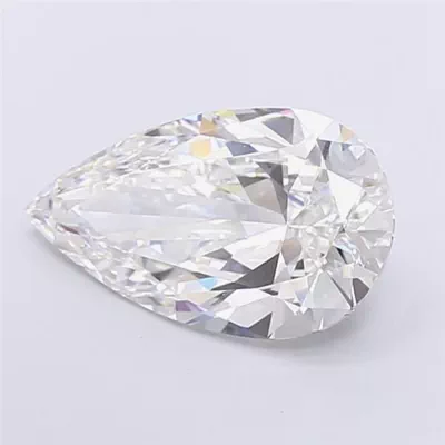 7.05ct F VVS2 Rare Carat Ideal Cut Pear Lab Grown Diamond