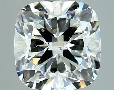 3.10ct G SI2 Rare Carat Ideal Cut Cushion Diamond