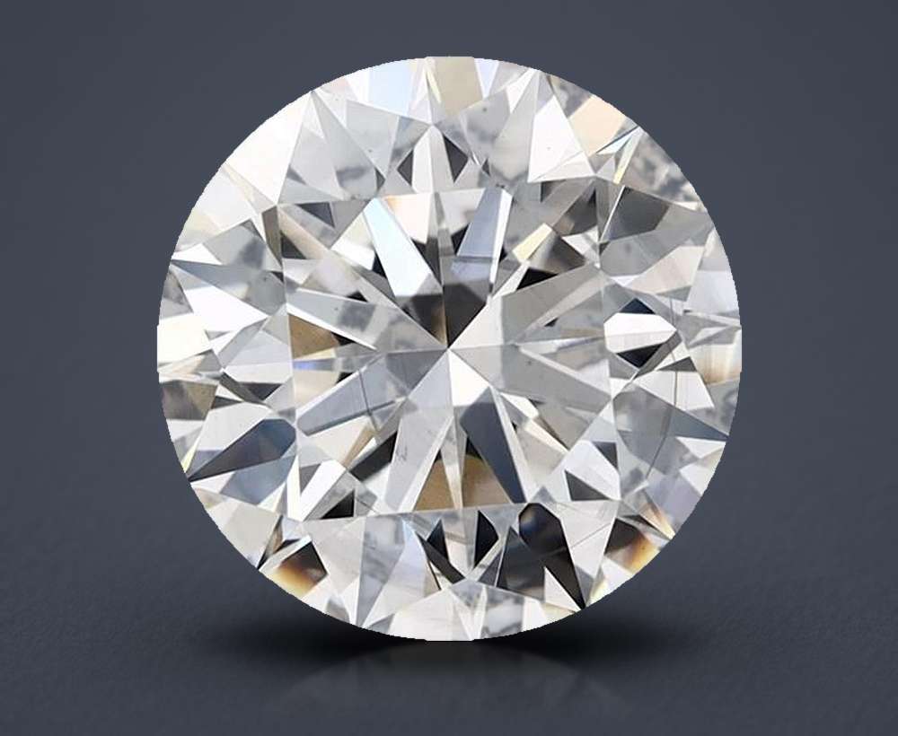 4.02ct F SI1 Rare Carat Ideal Cut Round Lab Grown Diamond