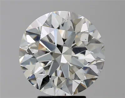 4.57ct I SI1 Rare Carat Ideal Cut Round Diamond