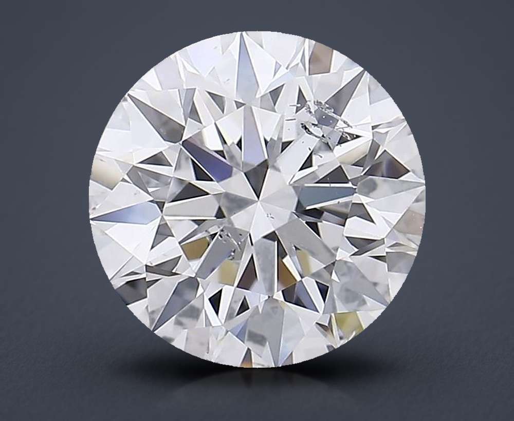 1.87ct D SI2 Rare Carat Ideal Cut Round Lab Grown Diamond