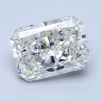 3.51ct I SI2 Rare Carat Ideal Cut Radiant Diamond