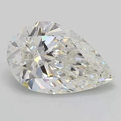 1.57ct F VVS2 Rare Carat Ideal Cut Pear Lab Grown Diamond