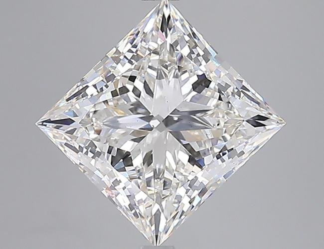 7.07ct F VS2 Rare Carat Ideal Cut Princess Lab Grown Diamond