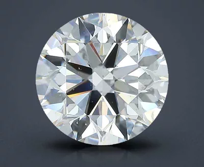 2.81ct D SI1 Rare Carat Ideal Cut Round Diamond