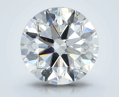 2.81ct D SI1 Rare Carat Ideal Cut Round Diamond