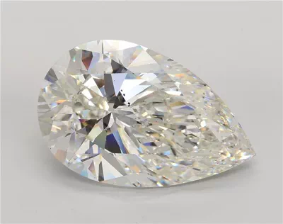 34.65ct G VS2 Rare Carat Ideal Cut Pear Lab Grown Diamond