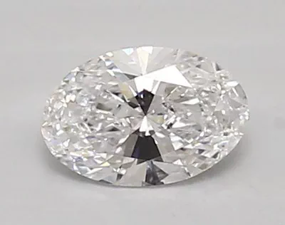 0.66ct D VVS1 Rare Carat Ideal Cut Oval Lab Grown Diamond