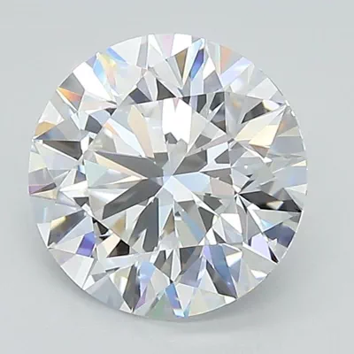 2.54ct E SI1 Rare Carat Ideal Cut Round Lab Grown Diamond