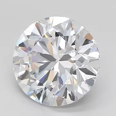 3.08ct H VVS1 Rare Carat Ideal Cut Round Lab Grown Diamond