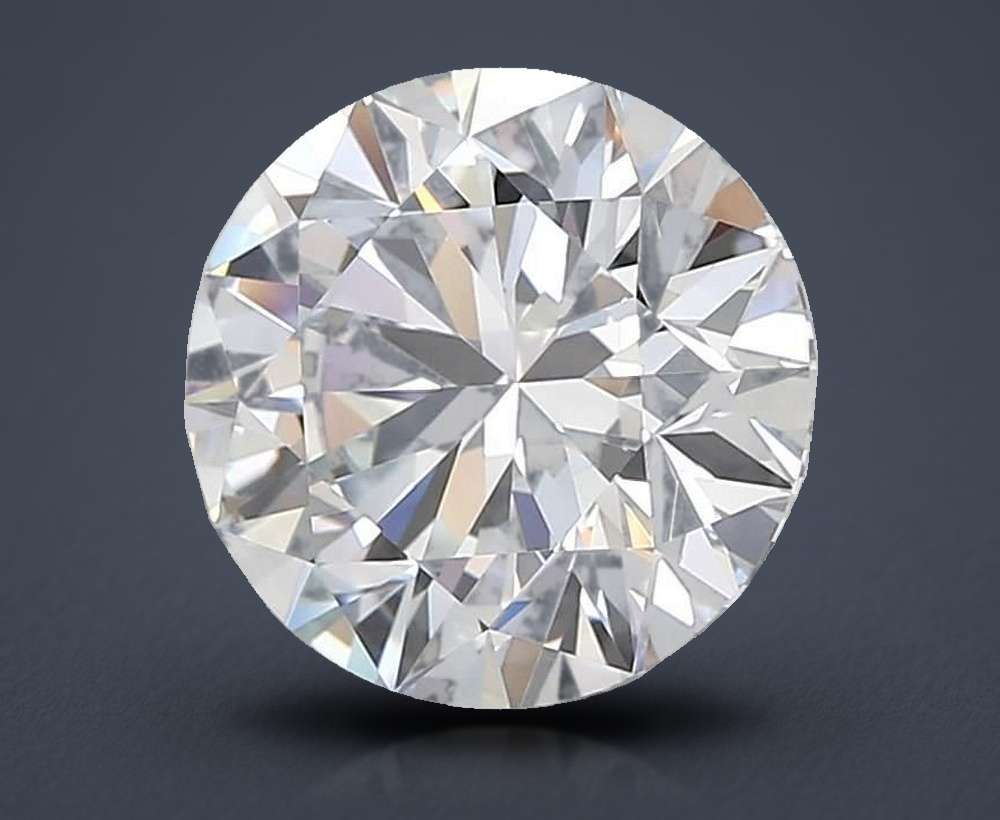 3.08ct H VVS1 Rare Carat Ideal Cut Round Lab Grown Diamond