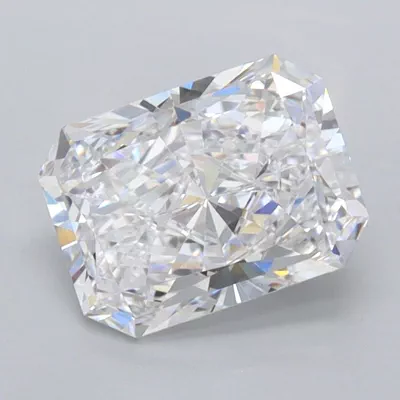 1.48ct D VVS2 Rare Carat Ideal Cut Radiant Lab Grown Diamond