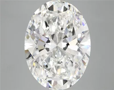 9.48ct F VS2 Rare Carat Ideal Cut Oval Lab Grown Diamond