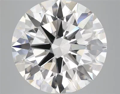 7.08ct E SI1 Rare Carat Ideal Cut Round Lab Grown Diamond