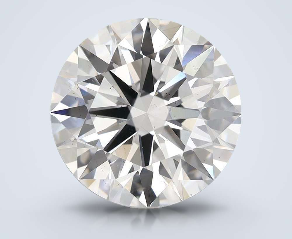 7.08ct E SI1 Rare Carat Ideal Cut Round Lab Grown Diamond