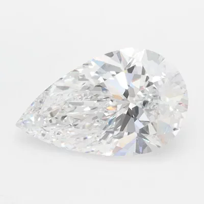 1.50ct D VVS2 Rare Carat Ideal Cut Pear Lab Grown Diamond