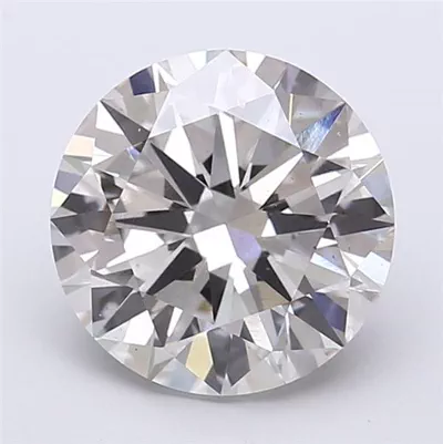 3.01ct H VS2 Excellent Cut Round Lab Grown Diamond