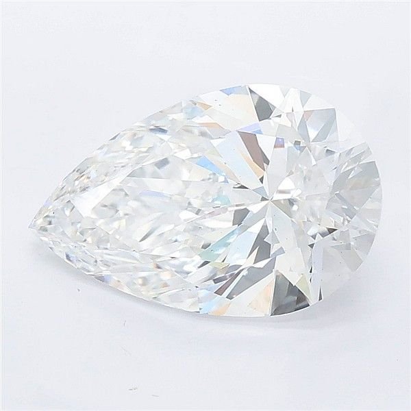 2.71ct D VS1 Rare Carat Ideal Cut Pear Lab Grown Diamond