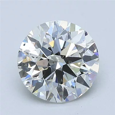 1.71ct J SI1 Rare Carat Ideal Cut Round Diamond