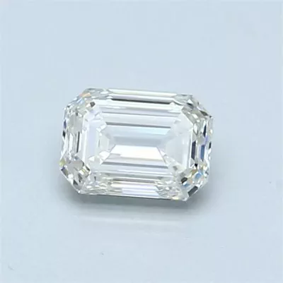0.70ct J VVS2 Excellent Cut Emerald Diamond